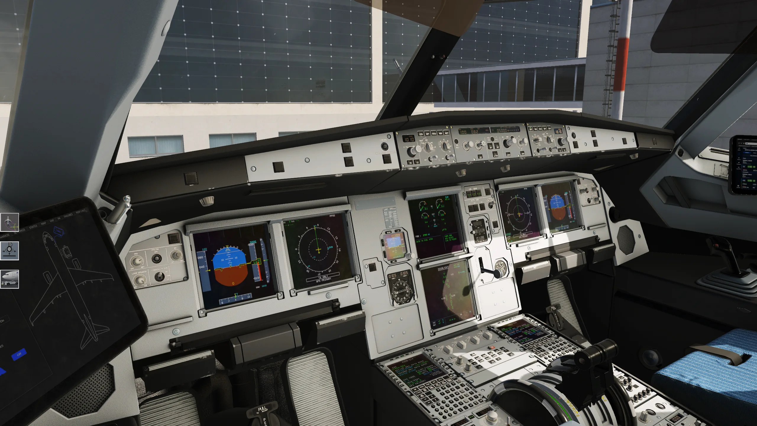 Cockpit der derzeitigen Version mit Texturmod