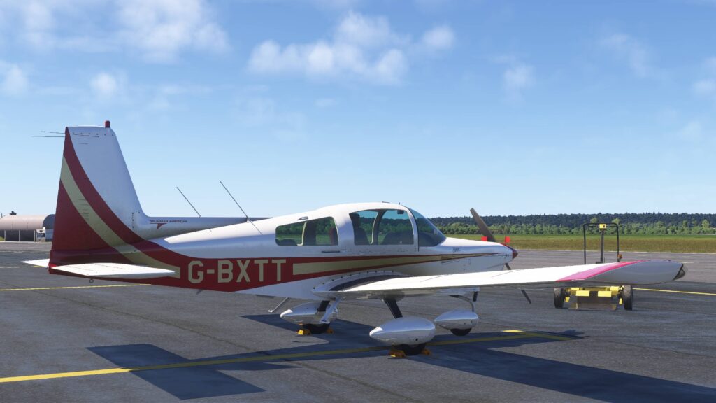 Bluesky hangar grumman aa5 16 ss l